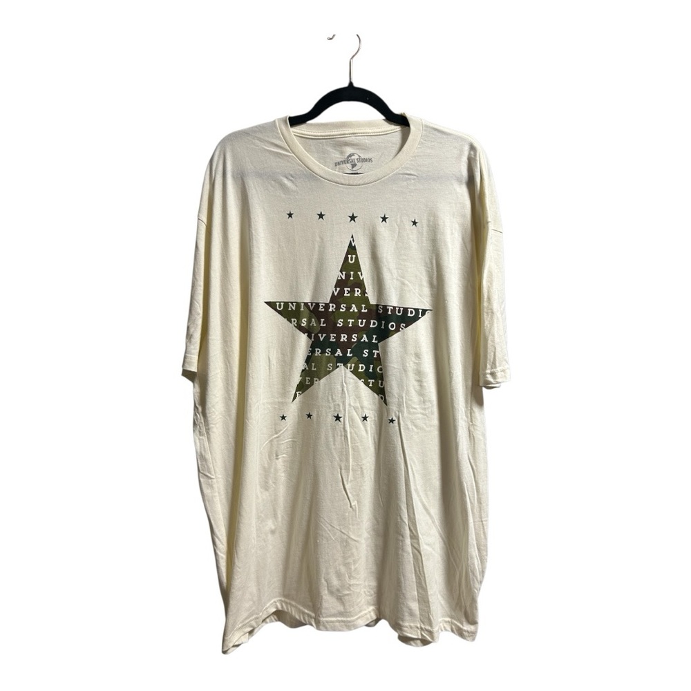 Universal Studios Hollywood Star Creme Men’s Short Sleeve Tshirt. Size 3 XL.